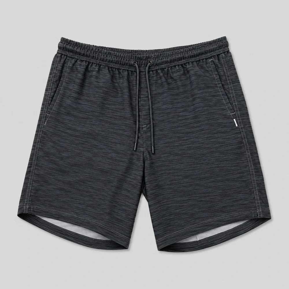 Hurley Mens Medium Black Athletic Shorts Drawstring Performance Active Gym